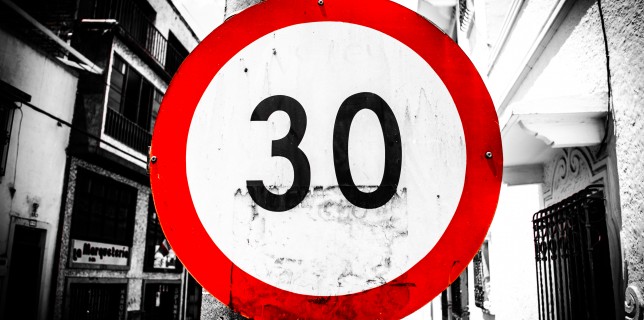 Hannah 30 the number 30 street sign-2