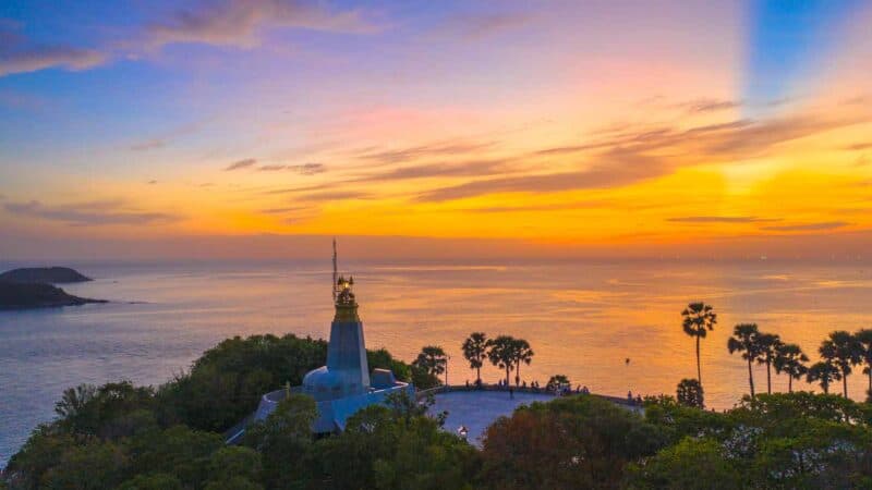 Cape Promthep Lighthouse Sunset View