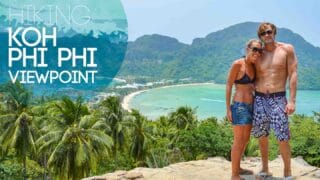 featured image for Koh Phi Phi Viewpoint - Couple at top of viewpoint