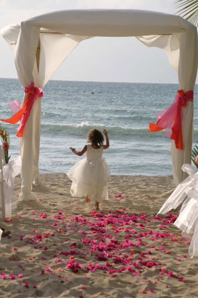 The cutest flower girl ever!!