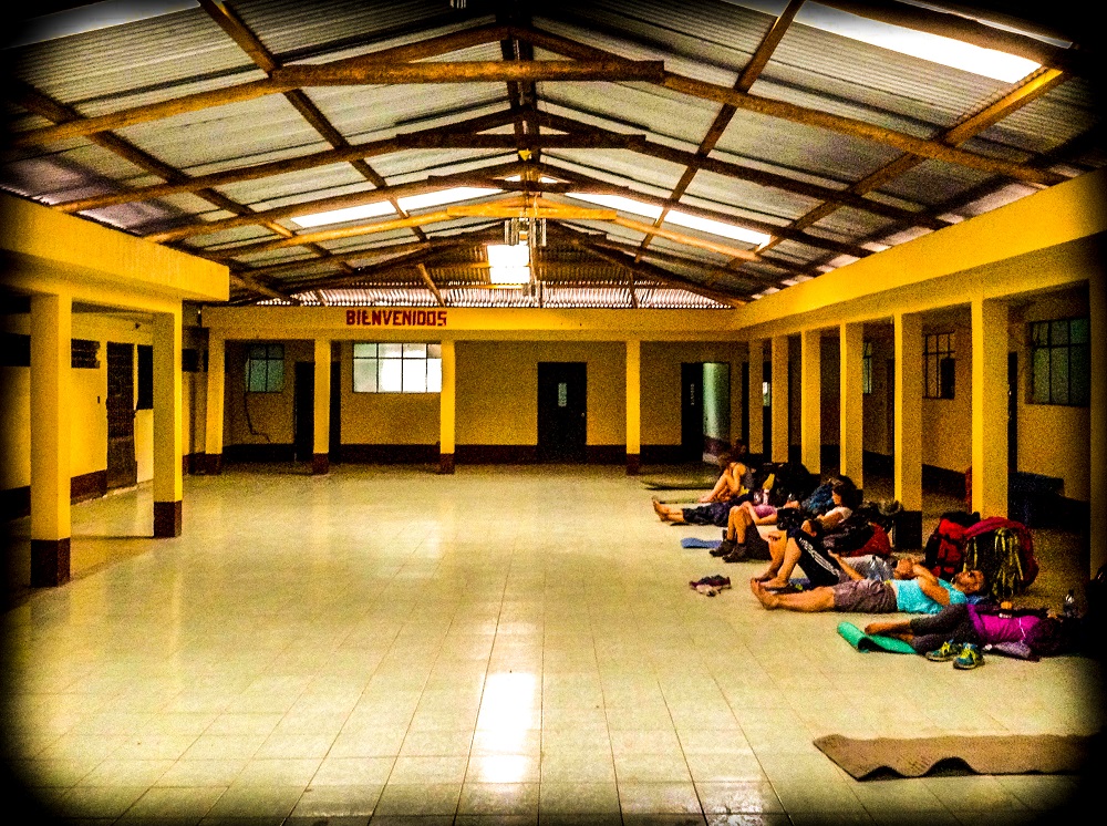 Recovery time in the community center at Santa Catarina
