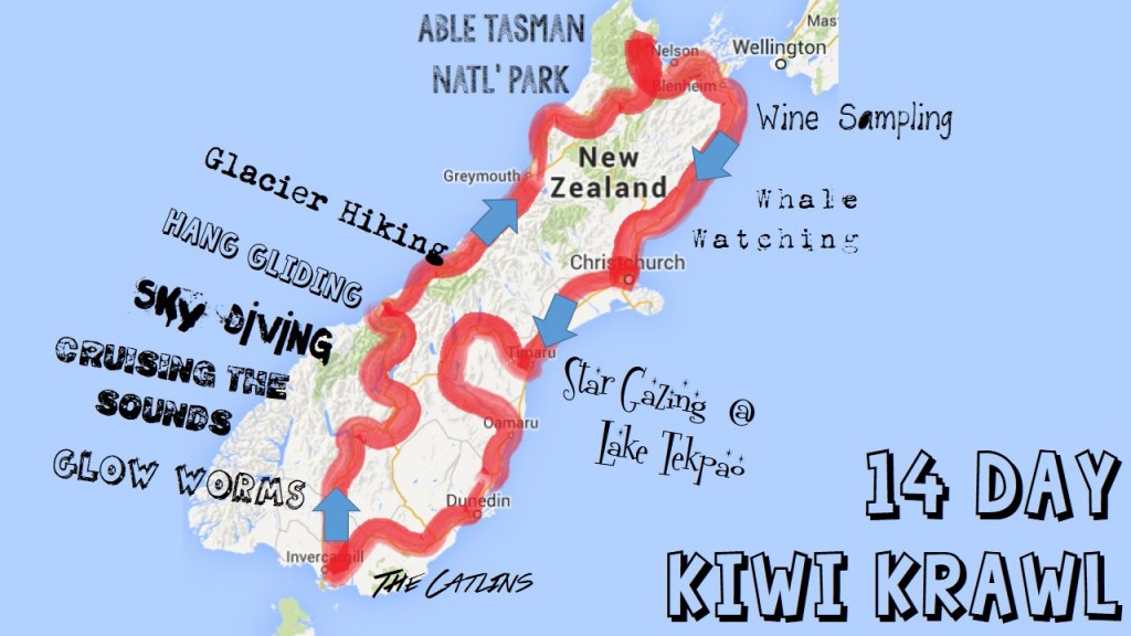 kiwi krawl pre trip