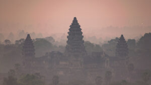 Sunrise at Angkor Hill one of the best places for Sunrise in Angkor Wat
