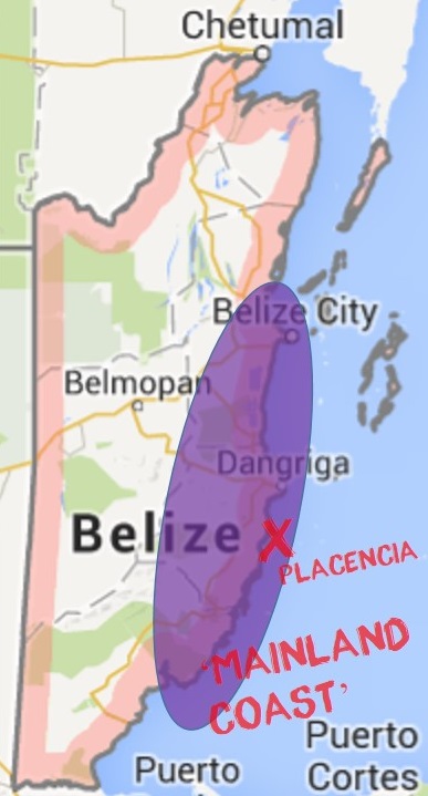 Belize Details maps - Main Land