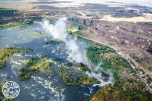 Victoria Falls helicopter tour best views