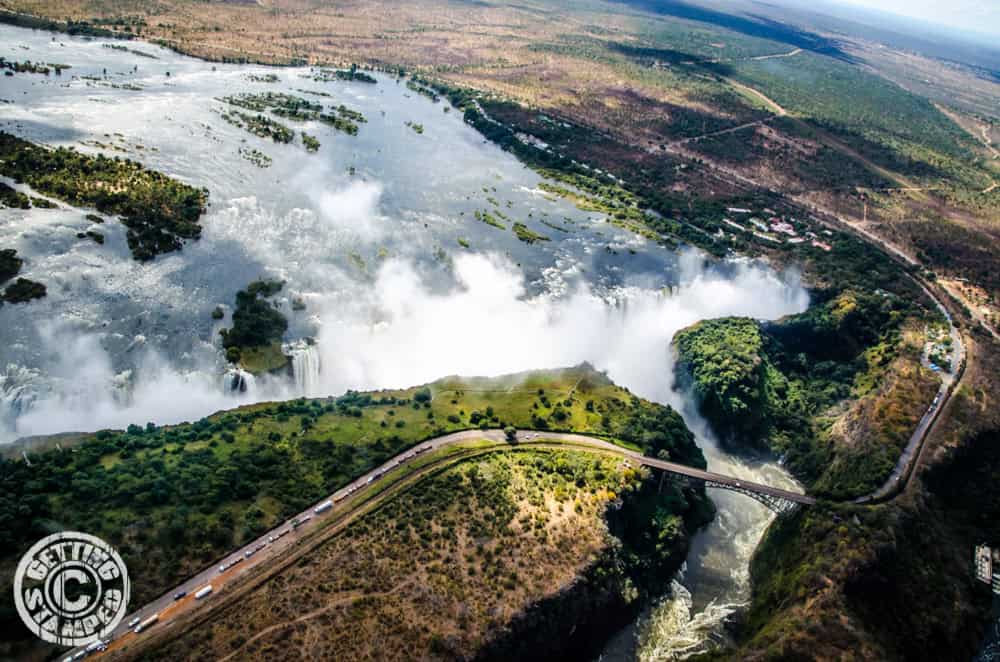 Zambia - Helicoptor flight victoria falls - Saf Par-30