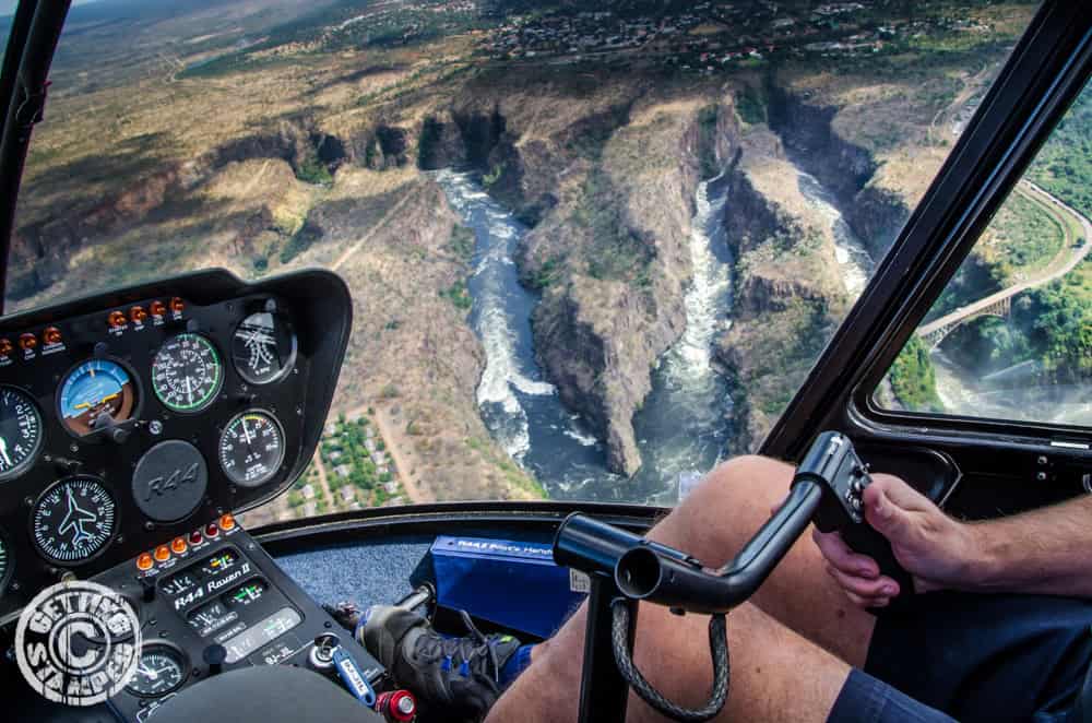 Zambia - Helicoptor flight victoria falls - Saf Par-8