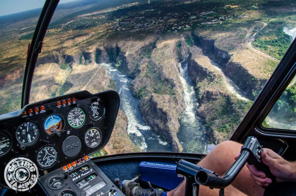 Zambia - Helicoptor flight victoria falls - Saf Par-9