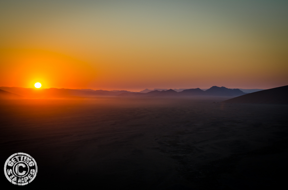 Sunrise of the dunes in Namibia - Dune 45 Sunrise-9