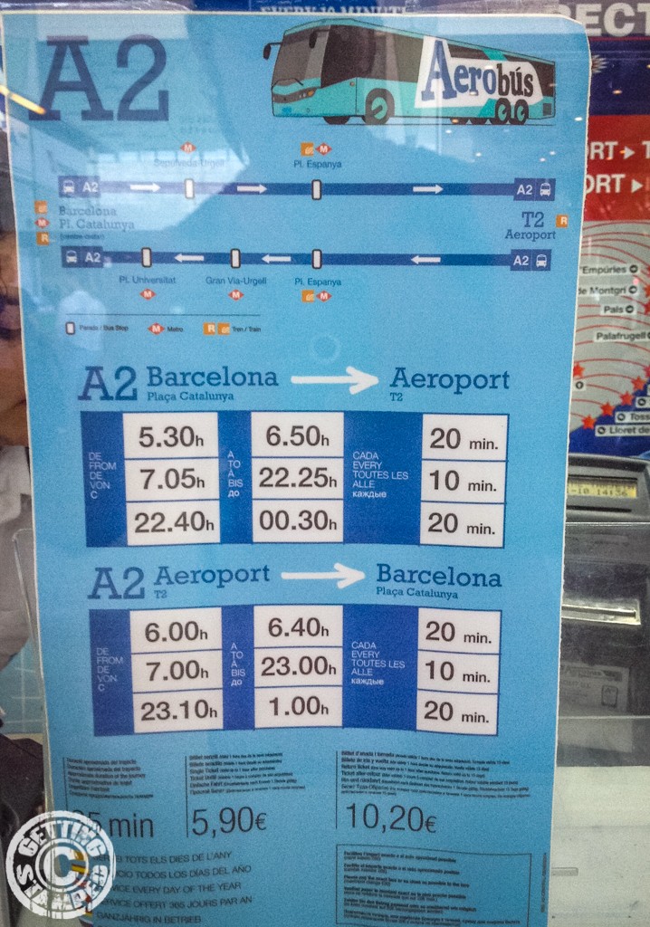 How to get to - from Barcelona airport BCN to Barcelona City Center-2