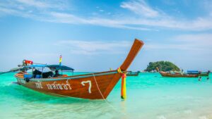 Ultimate Koh Lipe Thailand Travel Guide - Sunrise Beach - Long Tail boat