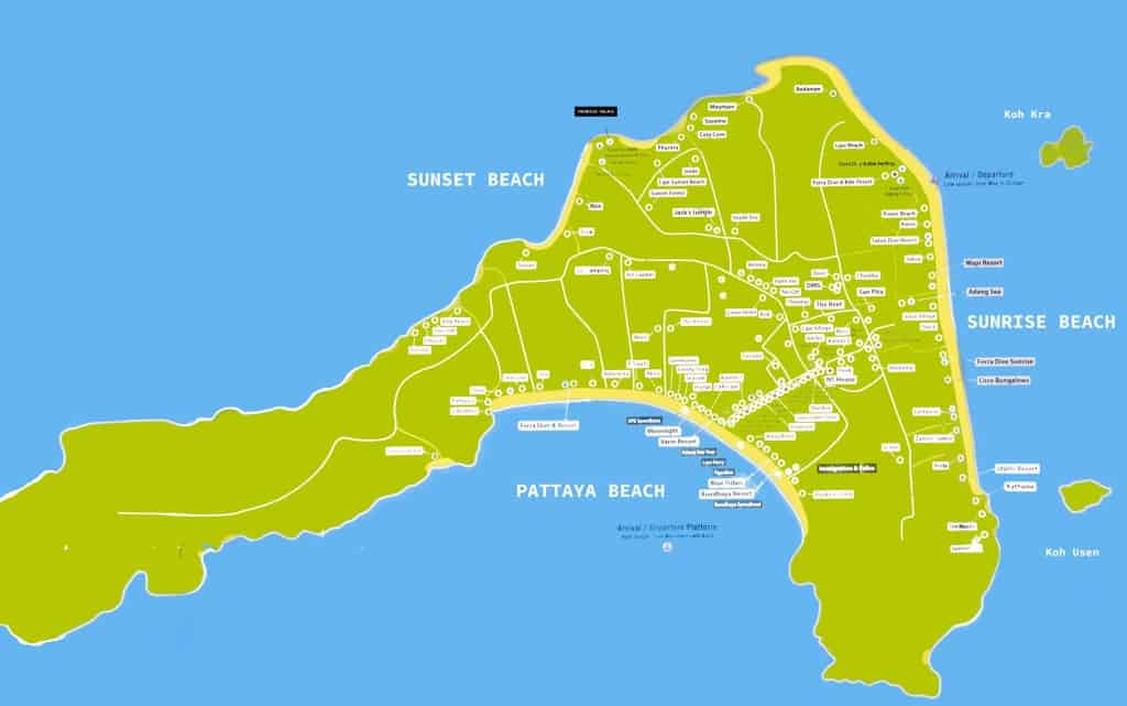 Guía definitiva MAPA BASE DE KOH LIPE