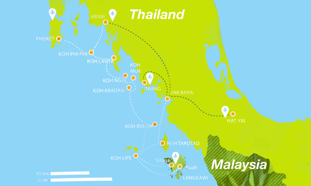 Wide How to get to Koh Lipe Map - Ultimate Koh Lipe Guide
