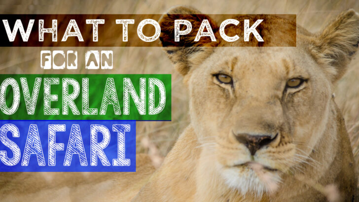 What to Pack For an Overland African Safari | Complete Packing List