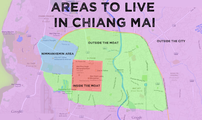 Chiang Mai Area Map