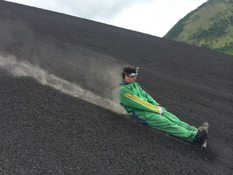 volcano boarding