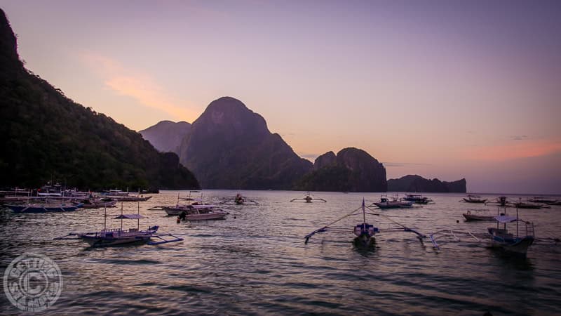 Things to do in El Nido - Philippines -Sunset El Nido Town-1