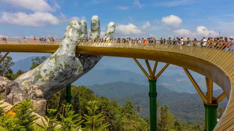 Hand Bridge at Sun World Ba Na Hills 