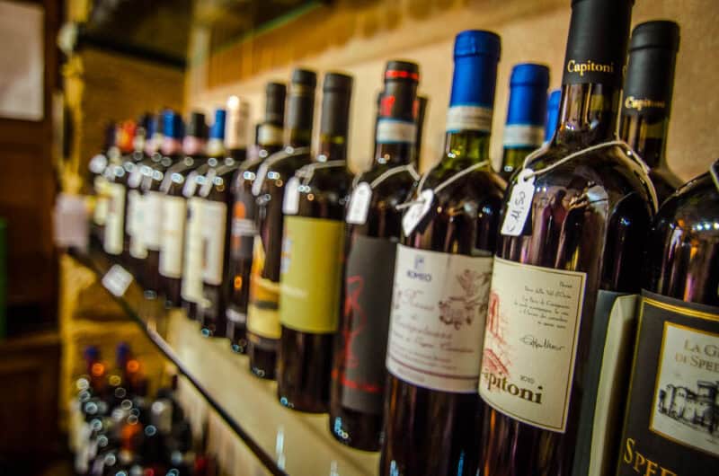 Things to do in Pienza Italy-bottle of wine to drink while in Pienza Italy