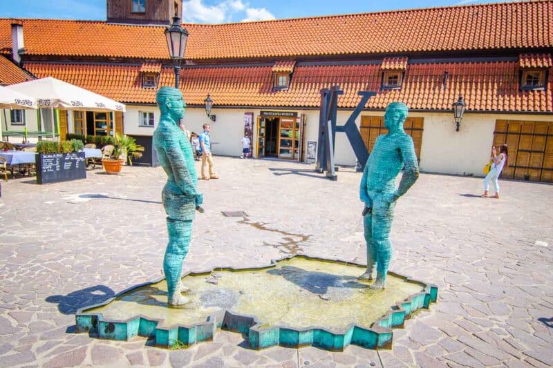 Things to do in Prague - Czech Republic - Unique Art - The Piss Sculpture by David Cerny-1