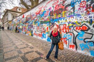 Things to do in Prague - Czech Republic - Visit the John Lennon Law-1