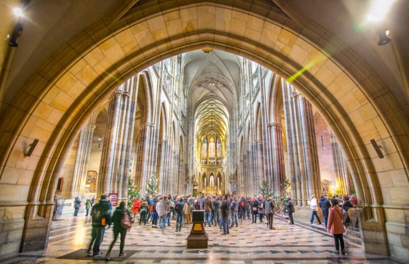 Things to do in Prague - Czech Republic - st vitus cathedral prague inside