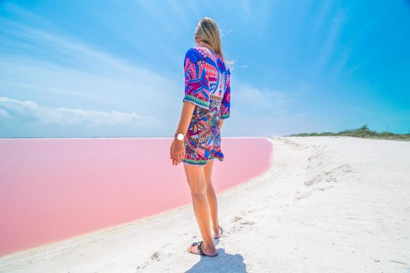 Playa del Carmen travel guide - Things to do in Playa del Carmen - Las coloradas Pink Lake Mexico