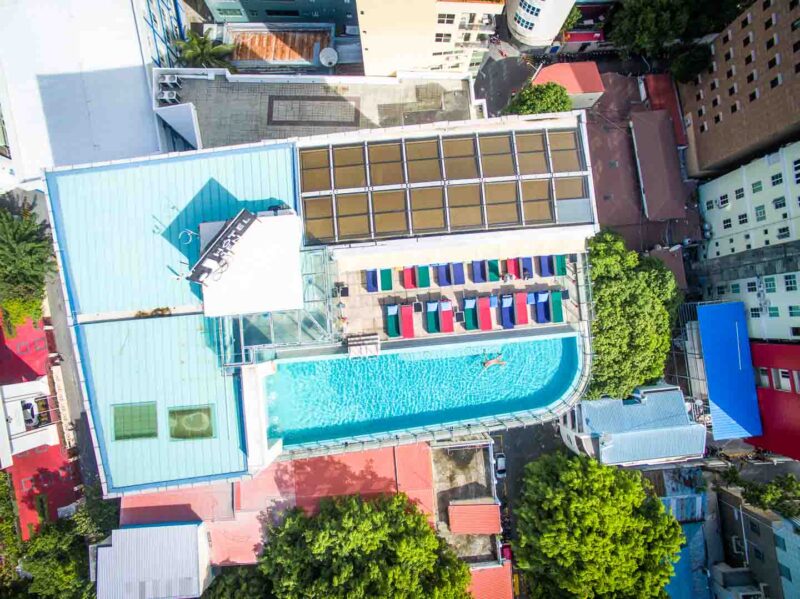 Hotel Jen Male Maldives Roof top pool-1