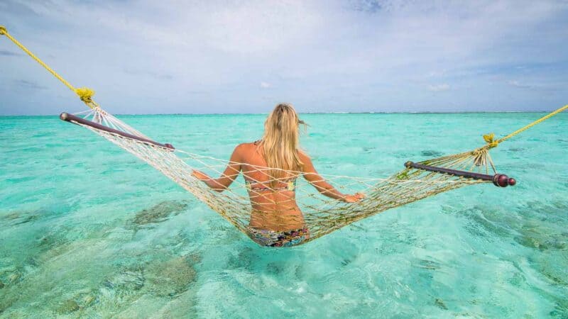 Maldives Pictures - How to Maldives photo guide - Woman in a Hammock-1