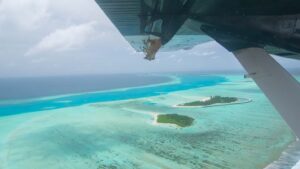 sea plane ride getting to Ellaidhoo Maldives by Cinnamon