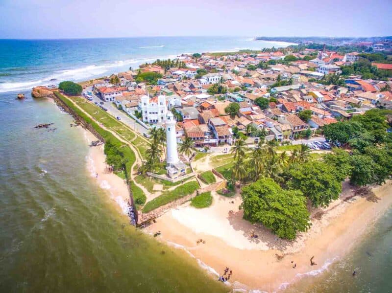 Galle fort from above - photo of the best of Sri Lanka