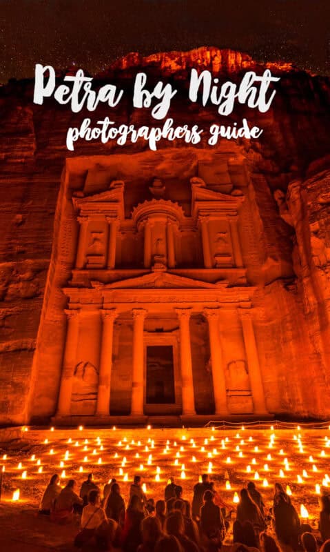 Petra by Night - Photographers guide to Petra at Night pin