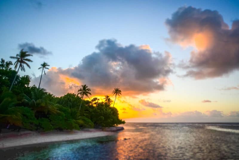 Sunset in Wakatobi Indonesia