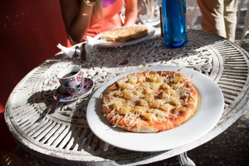Cuban pizza at a local cafetria in Havana - Things to do in Cuba