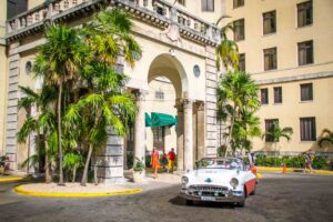 Entrance to Hotel National Havana - Places to see in Cuba