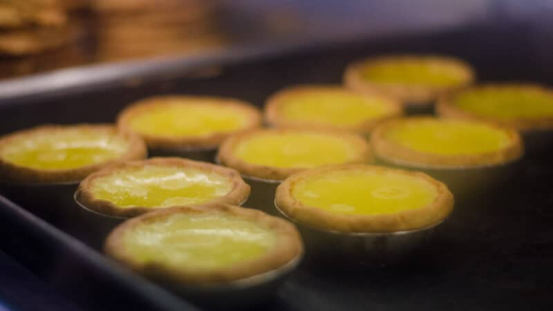 Macanese Egg tarts in Macau top eats in Macau