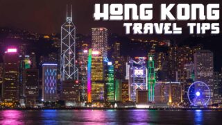 Hong Kong Travel Tips featured image with the hong Kong Skyline at night