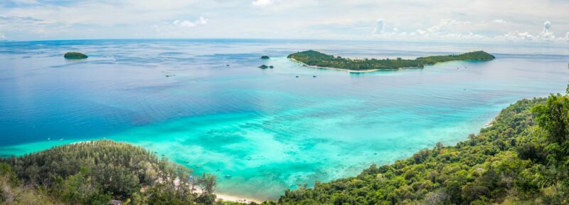 the view from Viewpoint 3 on Koh Adang Viewpoint hike