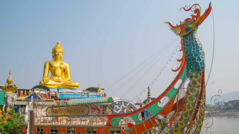 Golden Triangle Thailand Statue of Buddha 