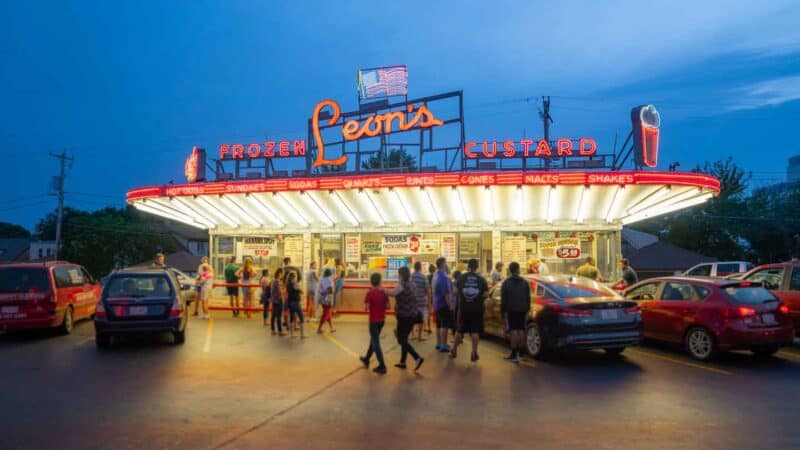 Leon's Frozen Custard Milwaukee Stand 