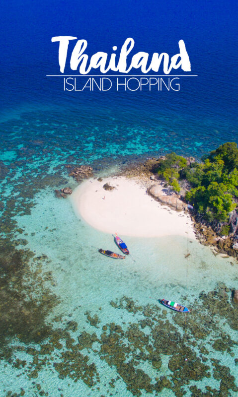 Thailand island hopping drone pinterest