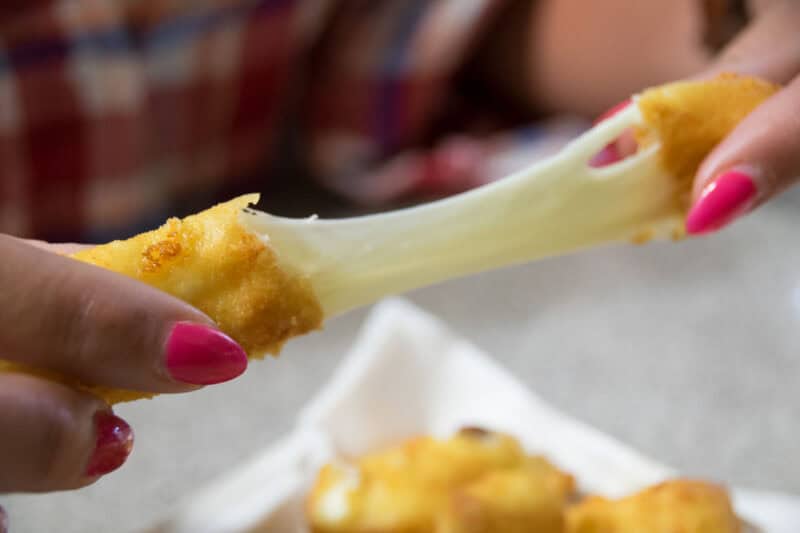 Deep fried Wisconsin cheese curds