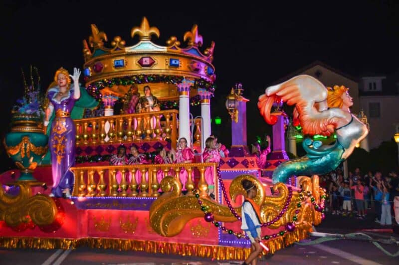 King & Queen Mardi Gras UnIversal Orlando Parade