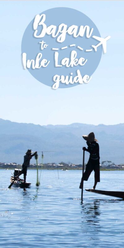 how to guide pin for Bagan to Inle Lake - men fishing on Inle Lake