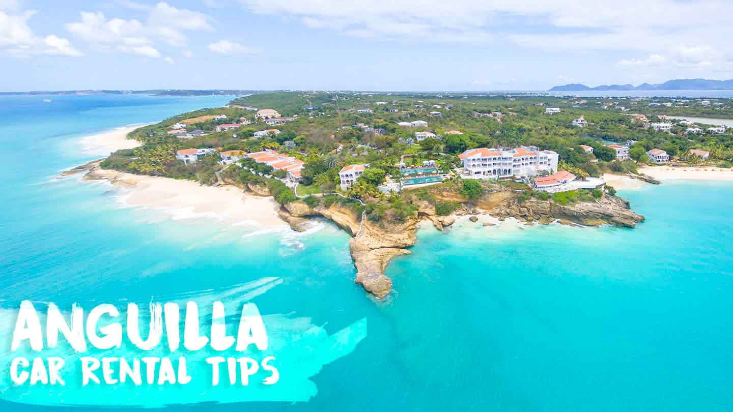 featured image for Anguilla car rental tips with image of a beach on anguilla