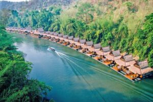 Float House River Kwai Overwater Bungalow Thailand