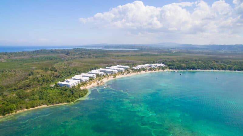 Overall site photo of the Riu Negril Hotel