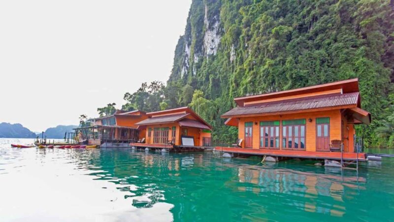 Panvaree Resort Overwater Villas in Thailand on Khao Sok Lake