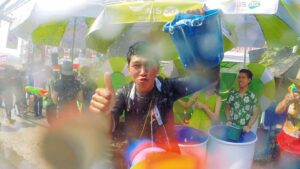 Man at Chiang Mai Songkran festival Things to do at Thai New Year