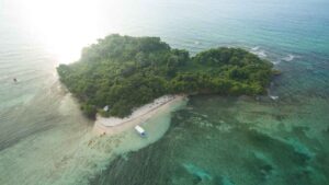 Booby Cay Island Negril Jamaica Aerial View